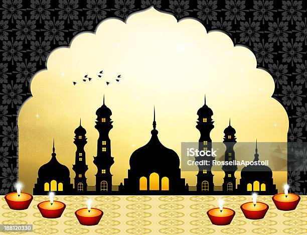 Mesquita - Arte vetorial de stock e mais imagens de Akbar O Grande - Akbar O Grande, Alá, Abstrato