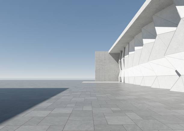 istock 3D outdoor Plaza Building 1881242111