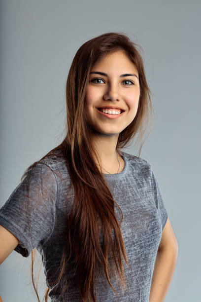 istock Casual attire, bright eyes, soft smile 1881253242
