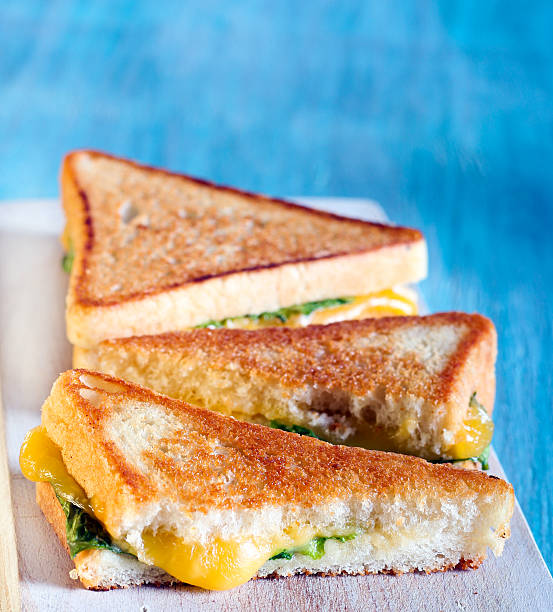 istock Toasted sandwiches with cheese and salad 188125916