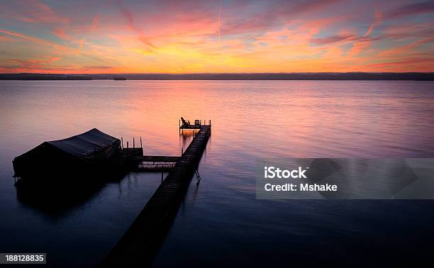 Lake Cayuga Sunrise Stock Photo - Download Image Now - Beauty In Nature, Cayuga Lake, Cloud - Sky