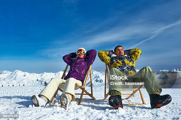 Apres Ski At Mountains Stock Photo - Download Image Now - Courchevel, Adult, Apres-Ski