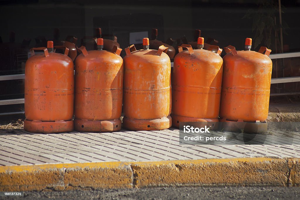 Bouteilles de gaz Butane - Photo de Butane libre de droits
