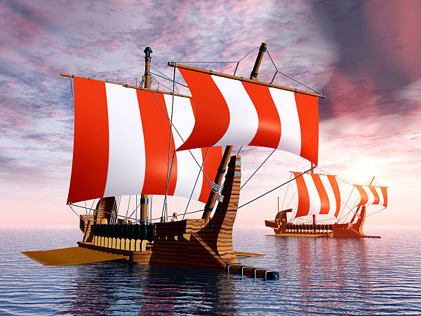 istock Greek Galleys 188138225