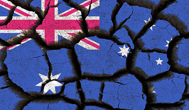 Australia flag. stock photo