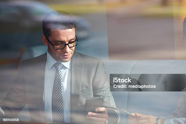 Businessman Using Smart Phone Stock Photo - Download Image Now - 30-39 Years, Adult, Adults Only