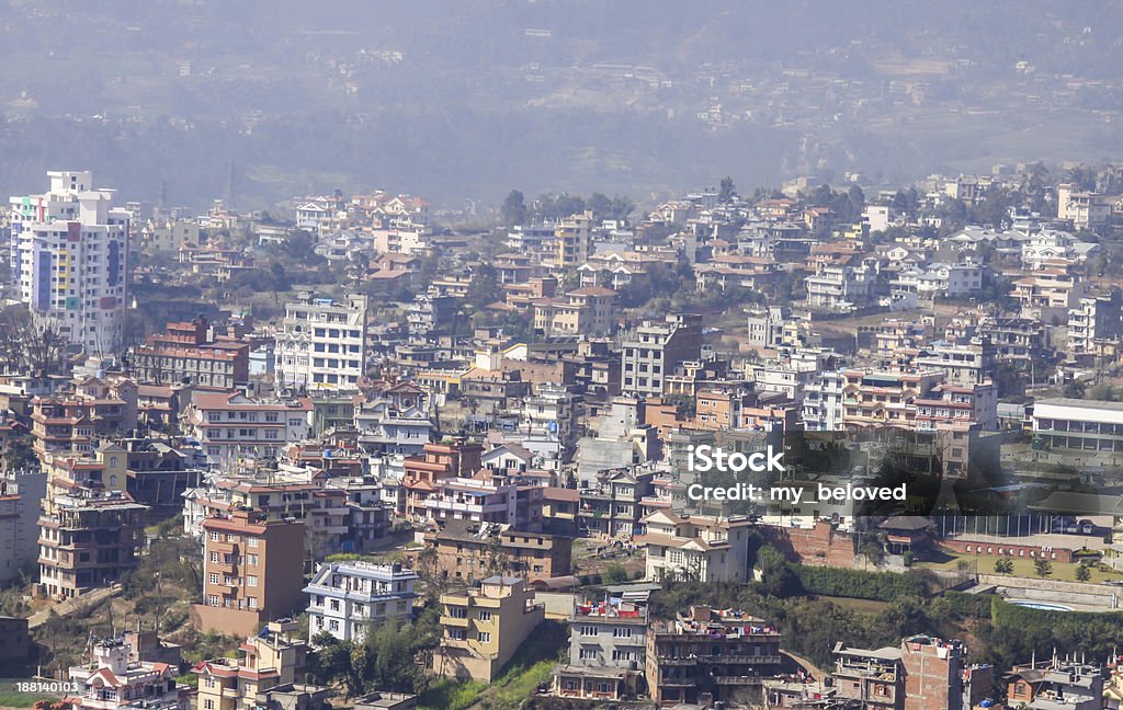 Cidade de Katmandu, Nepal - Royalty-free Ajardinado Foto de stock