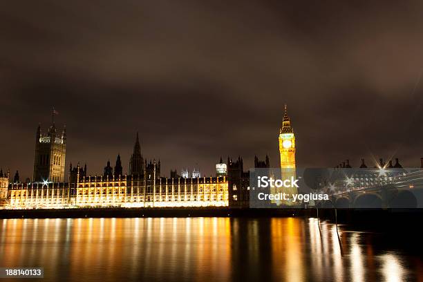 London Bei Nacht Stockfoto und mehr Bilder von Architektur - Architektur, Außenaufnahme von Gebäuden, Bauwerk