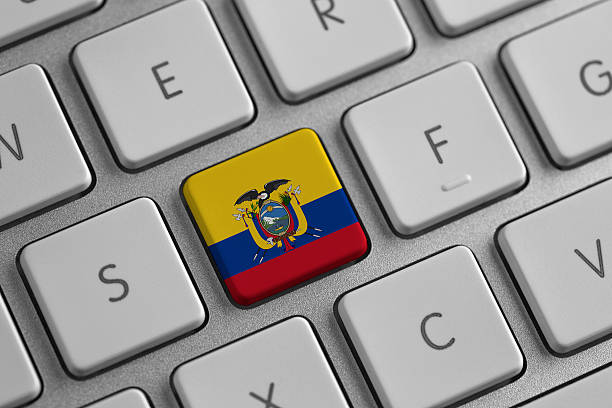 istock Ecuador flag on a laptop 188140166