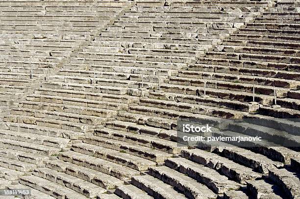 Epidaurus Ancient Theater In Greece Stock Photo - Download Image Now - Amphitheater, Ancient, Antique