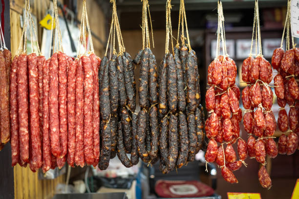 istock Chinese cuisine snack sauce flavored sausages 1881435367
