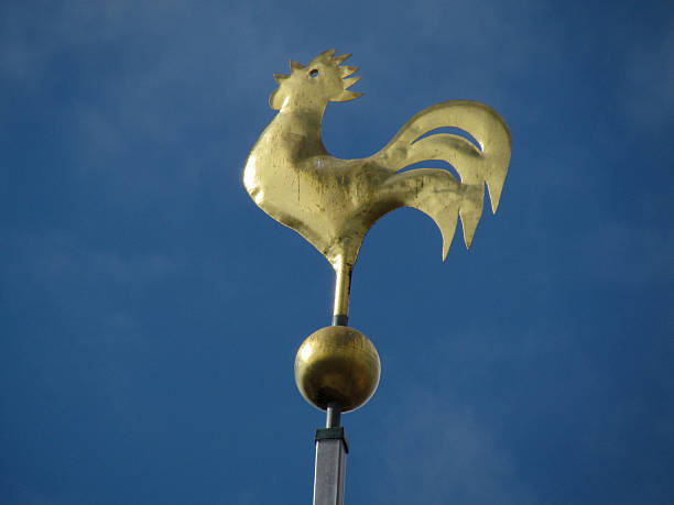 istock Golden Weather Vane 188143980