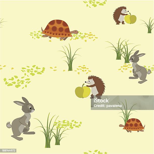 Seamless Texture With Animals Stock Illustration - Download Image Now - Animal, Animal Markings, Animals In The Wild
