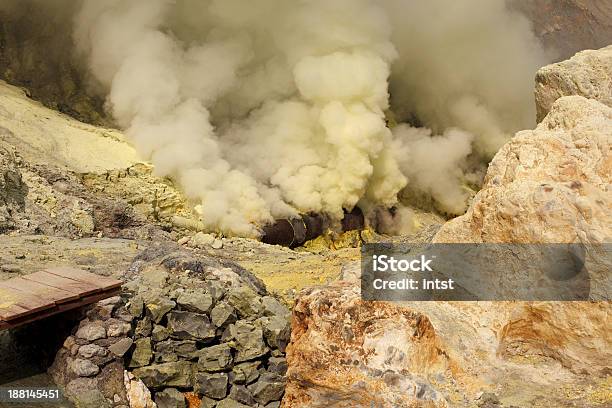 Ijen 볼케이노 크레이터 설퍼 광업용 0명에 대한 스톡 사진 및 기타 이미지 - 0명, Ijen Volcano Complex, 광업