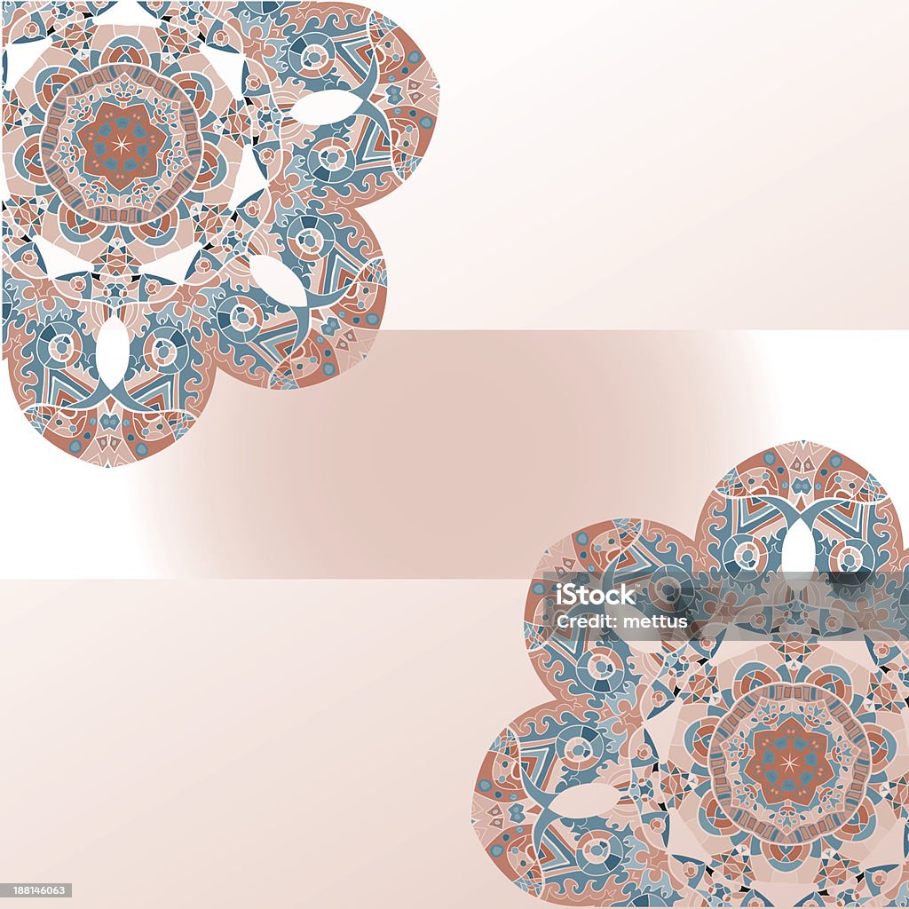 Oriental mandala motivo - arte vettoriale royalty-free di Eleganza