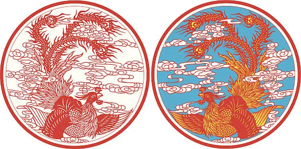 Vector illustration of Phoenix