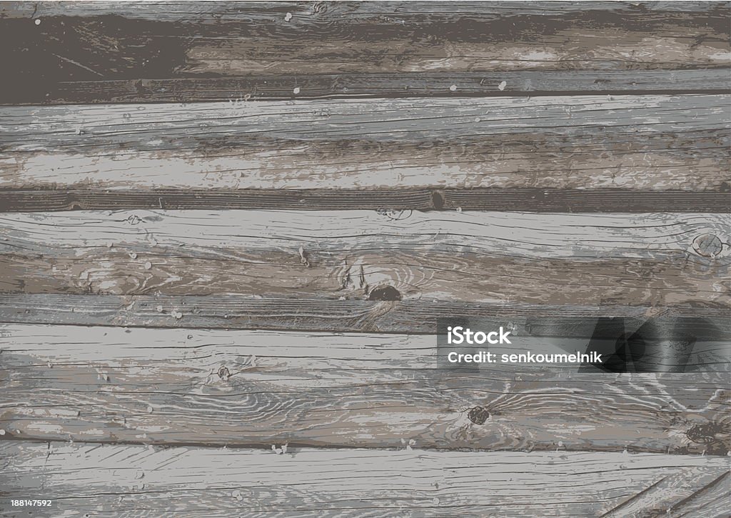 Old wooden texture background. - Royaltyfri Trä vektorgrafik