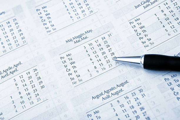 istock Pencil and calendar 188148173