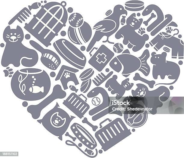 I Like Pupils Stock Illustration - Download Image Now - Dog, Domestic Cat, Heart Shape