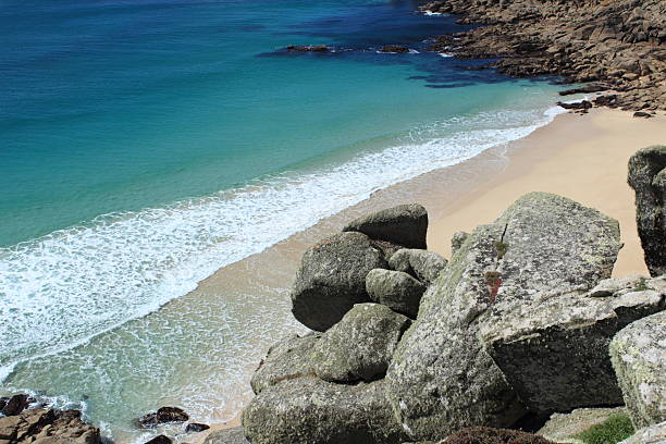 Porthchapel Beach stock photo