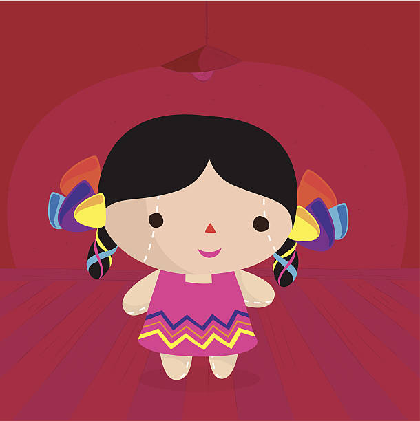 Classic Mexican Maria Doll Stock Illustration - Download Image Now - Doll,  Illustration, Memories - iStock