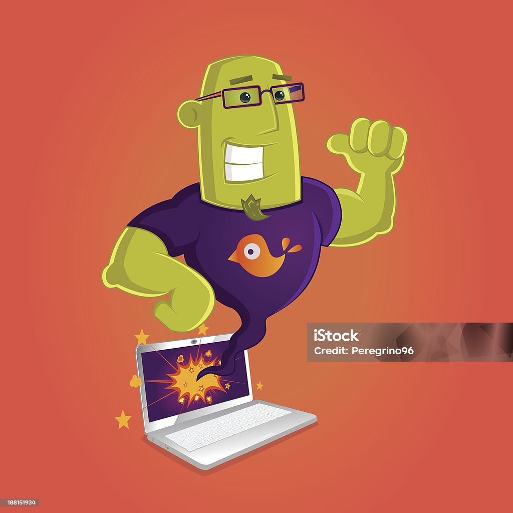 Computer Genious Images Laptop Genius Stock Illustration - Download Image Now - Bird, Brand ...