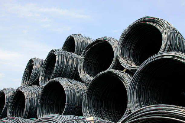 istock steel bar at the construction site 1881581609