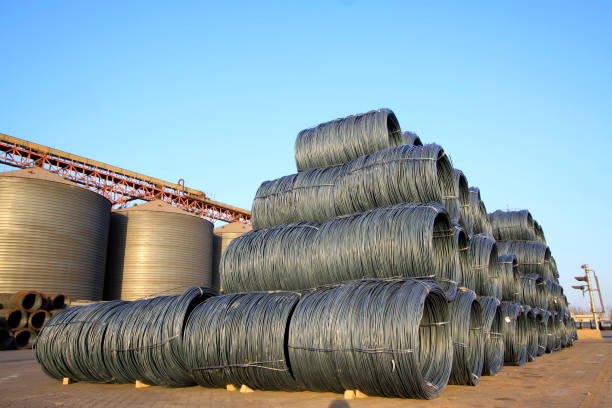 istock steel bar at the construction site 1881581616