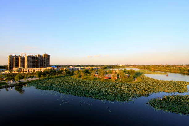 istock Building scenery in the North River Park, LuanNan county, China. 1881601675