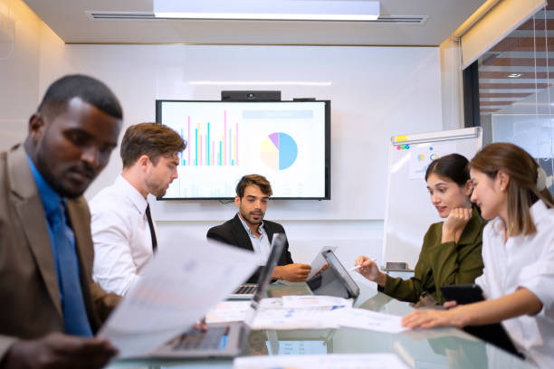 istock Employees are meeting at office. 1881635060