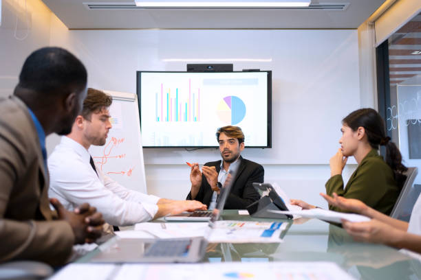 istock Employees are meeting at office. 1881635566