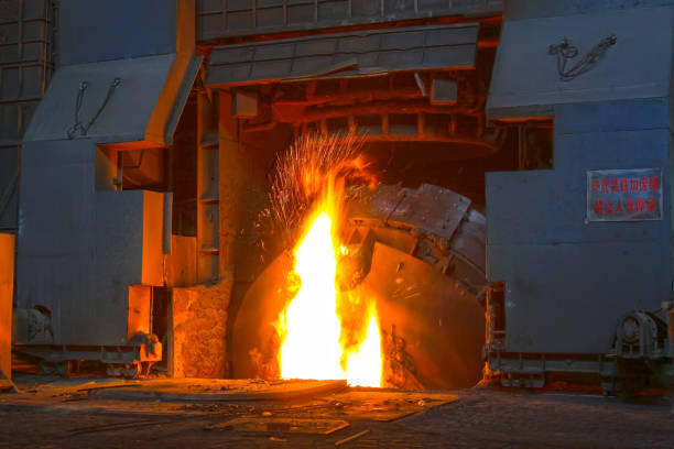 istock steel mills converter flame 1881644979
