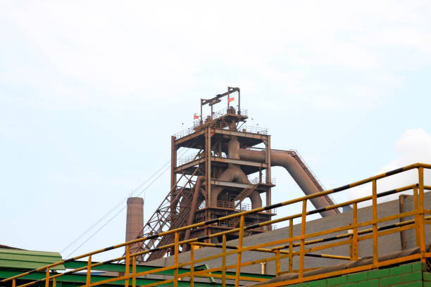 istock mechanical equipment in a steel plant 1881655313