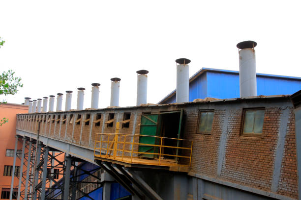 istock Sintering workshop of landscape architecture in a steel mill 1881656367
