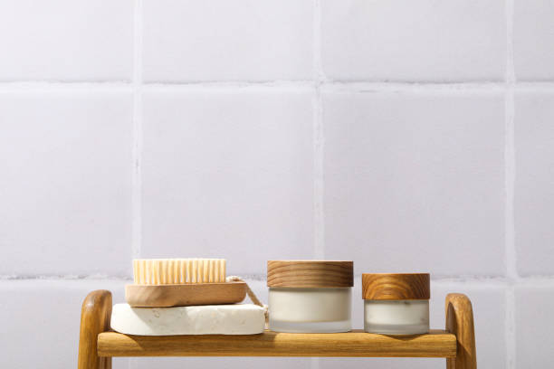 istock Self care concept, bamboo accessories for self care 1881698434