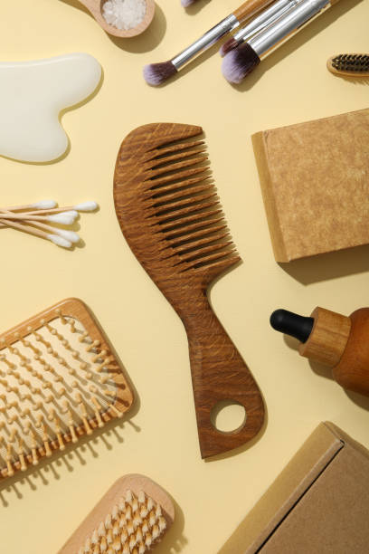 istock Self care concept, bamboo accessories for self care 1881726303