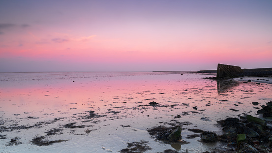 The Wadden Sea was dry, and the sky painted a pastel pink. The only sound present came from the birds on the mudflats. Photography is about enjoyment. Enjoying what you see, experiencing what unfolds, and, above all, relishing the beauty of nature.