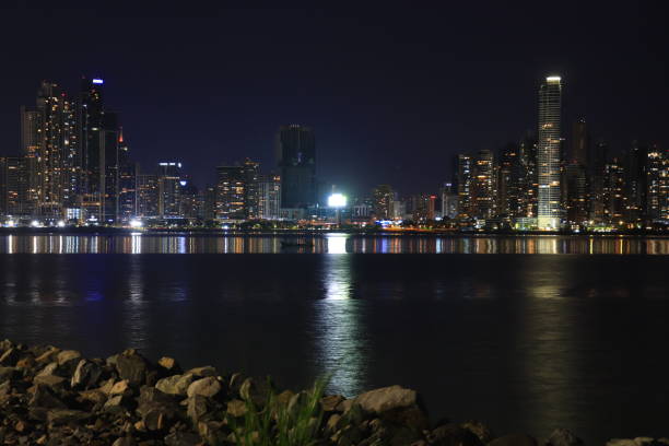 istock Bustling skyline of Panama City at night 1881782273