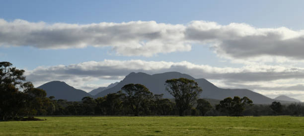 Low clouds hanging over Stirling National Park