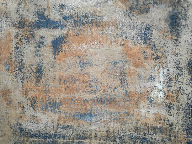 istock Background of canvas fabric rusty gray color 1881823089
