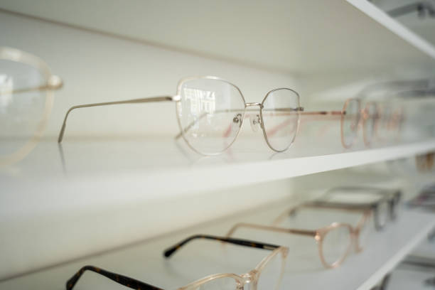 istock Trendy Spectacles Collection in Retail Eye Care Store 1881960747