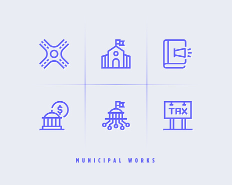 Municipal works icons