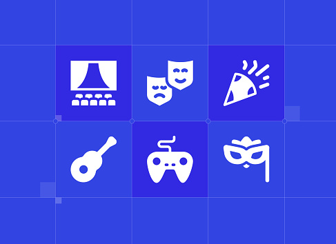 Entertainment icons