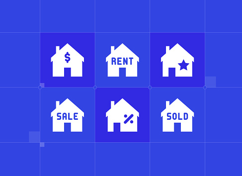 Real estate app icons
