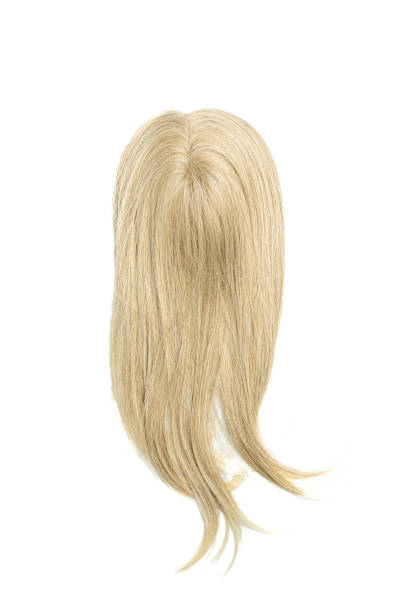istock Blonde hair wig on a white isolated background 1882082730