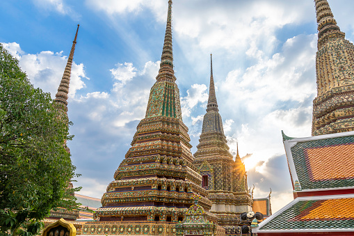 Wat Pho Temple a UNESCO recognized Buddhist temple complex in Bangkok, Thailand