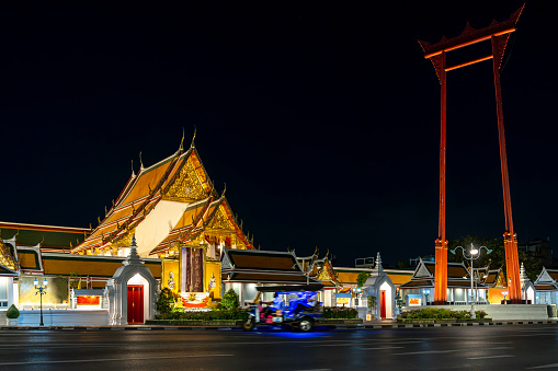 Wat Suthat Thepwararam is a Buddhist temple in Bangkok, Thailand
