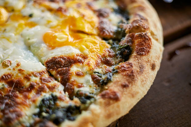 istock Homemade pizza spinach cheese 1882088973