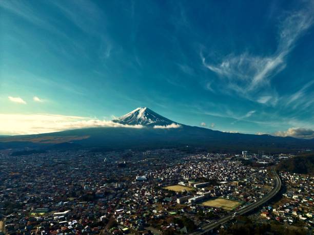 istock Drone Photography - Mount Fuji 1882472445