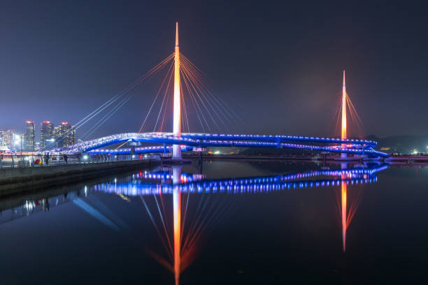 istock Seohang Park Bridge Night View 1882519262